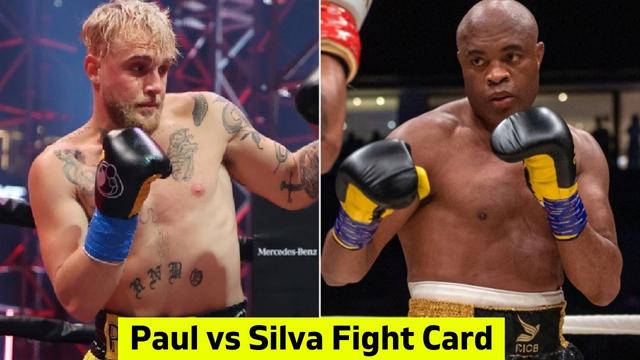 Jake Paul vs Anderson Silva fight card
